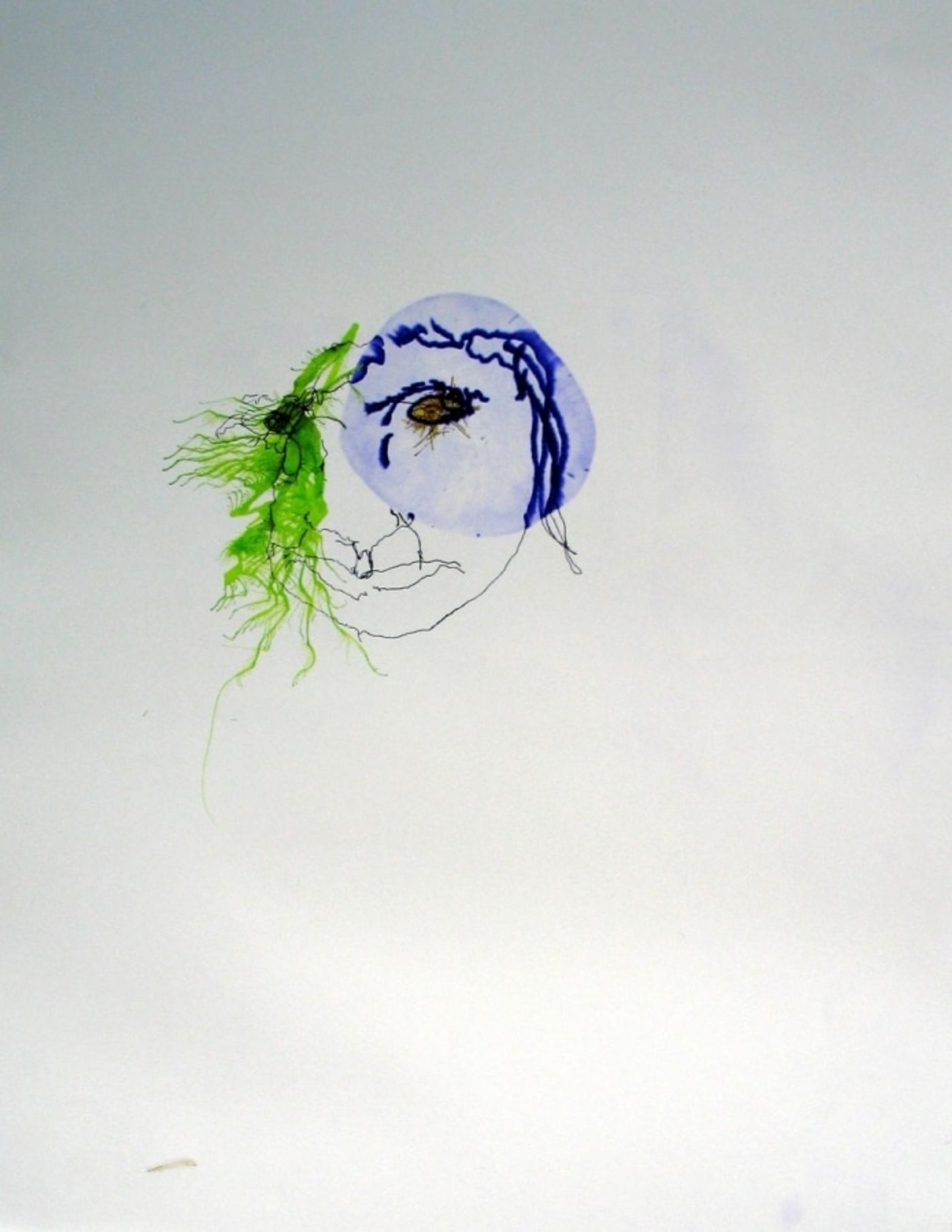 042_____mimeograph carbon, alcohol, ink on paper