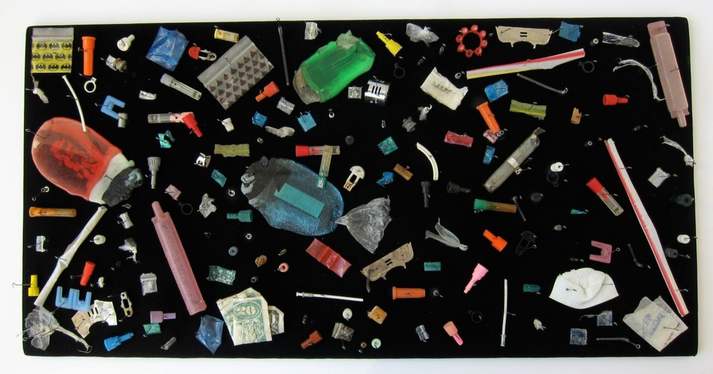 MOTH COLLECTION_______debris from heroin and crack use / various sizes / 2011