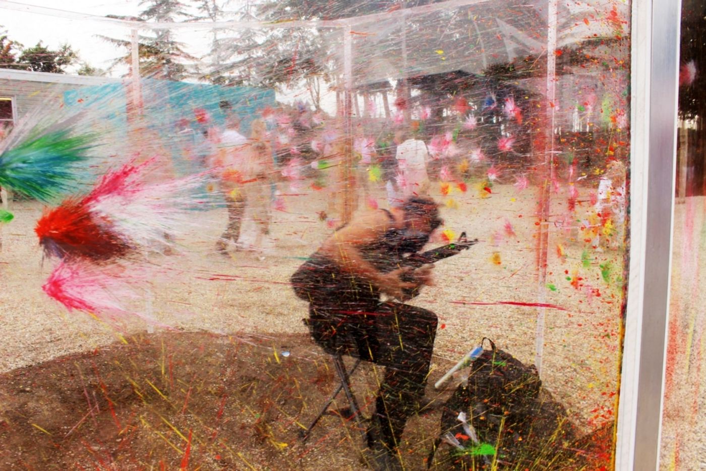 Assaulted Landscape with Splattered Rivers and No Place to Hide | performance