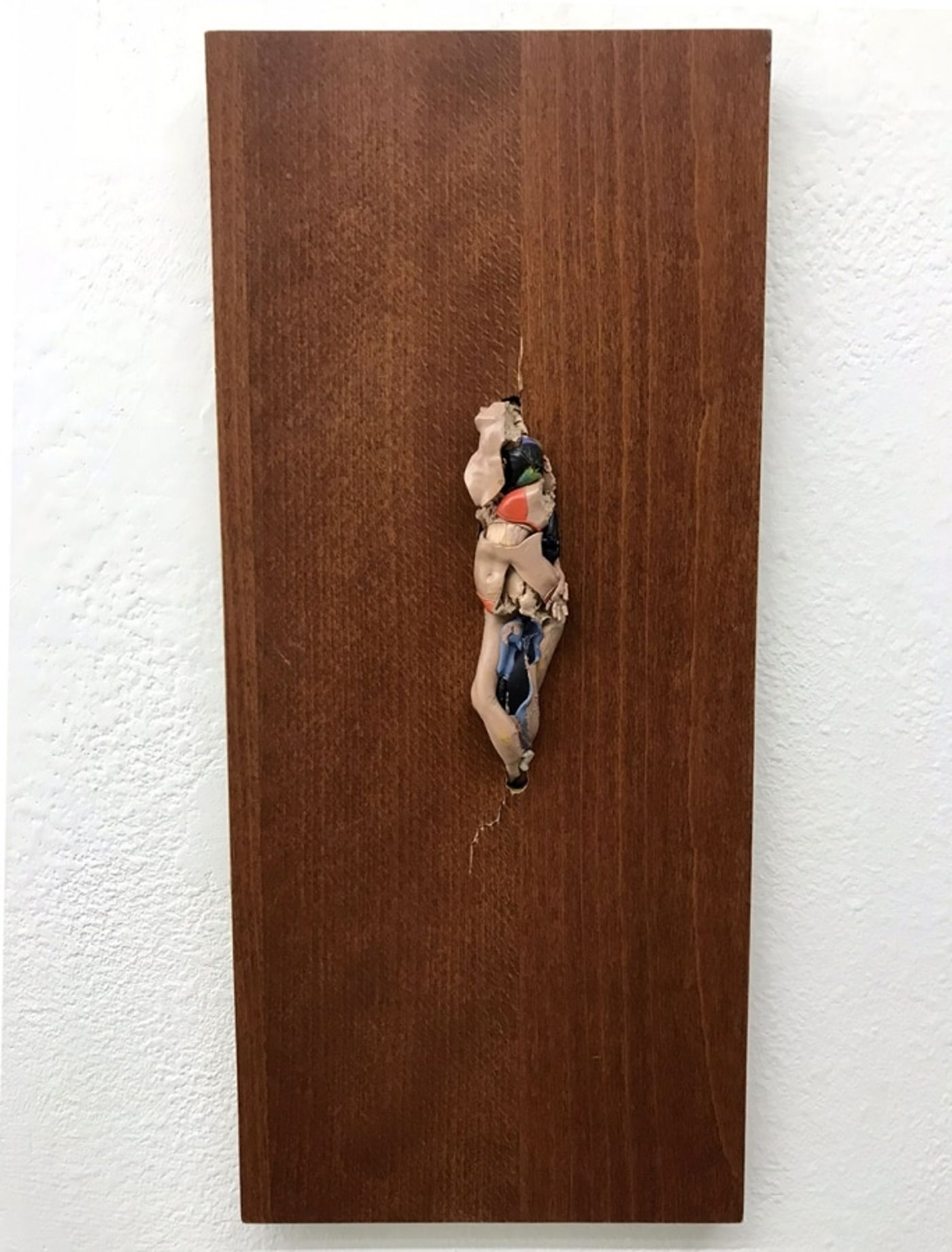 #METOO / 53X23X5 cm / mixed media, wood, plastic / 2018