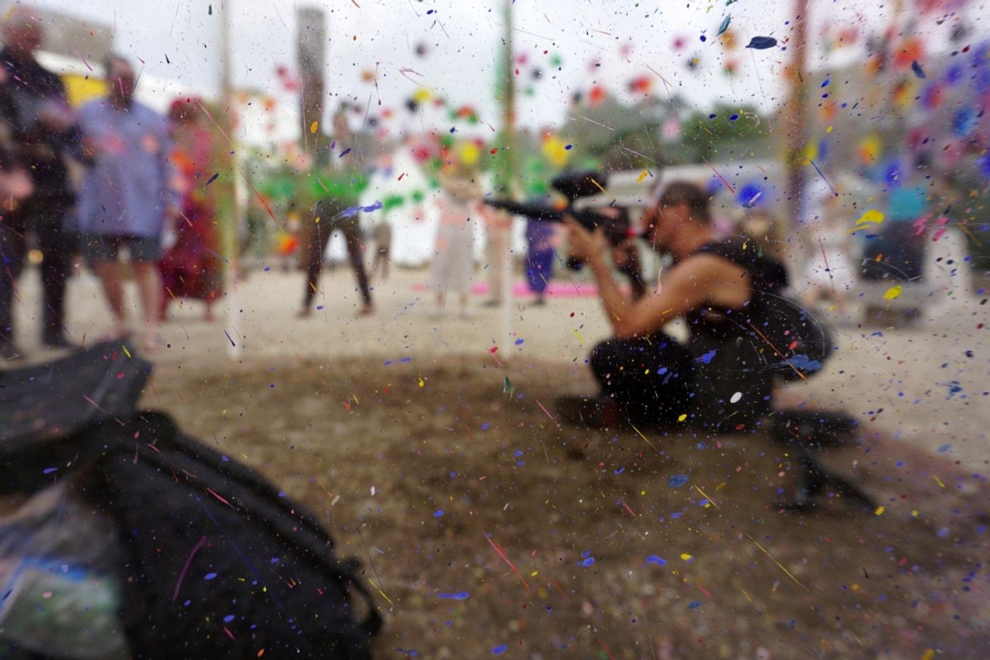 Assaulted Landscape with Splattered Rivers and No Place to Hide | performance