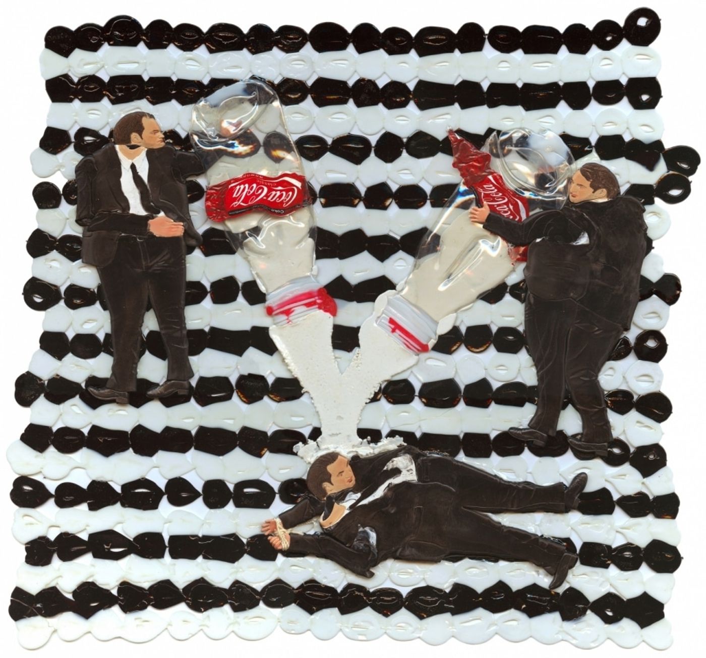 WATERBOARDING_______heated and pressed mixed plastic / 54X60X1 / 2008