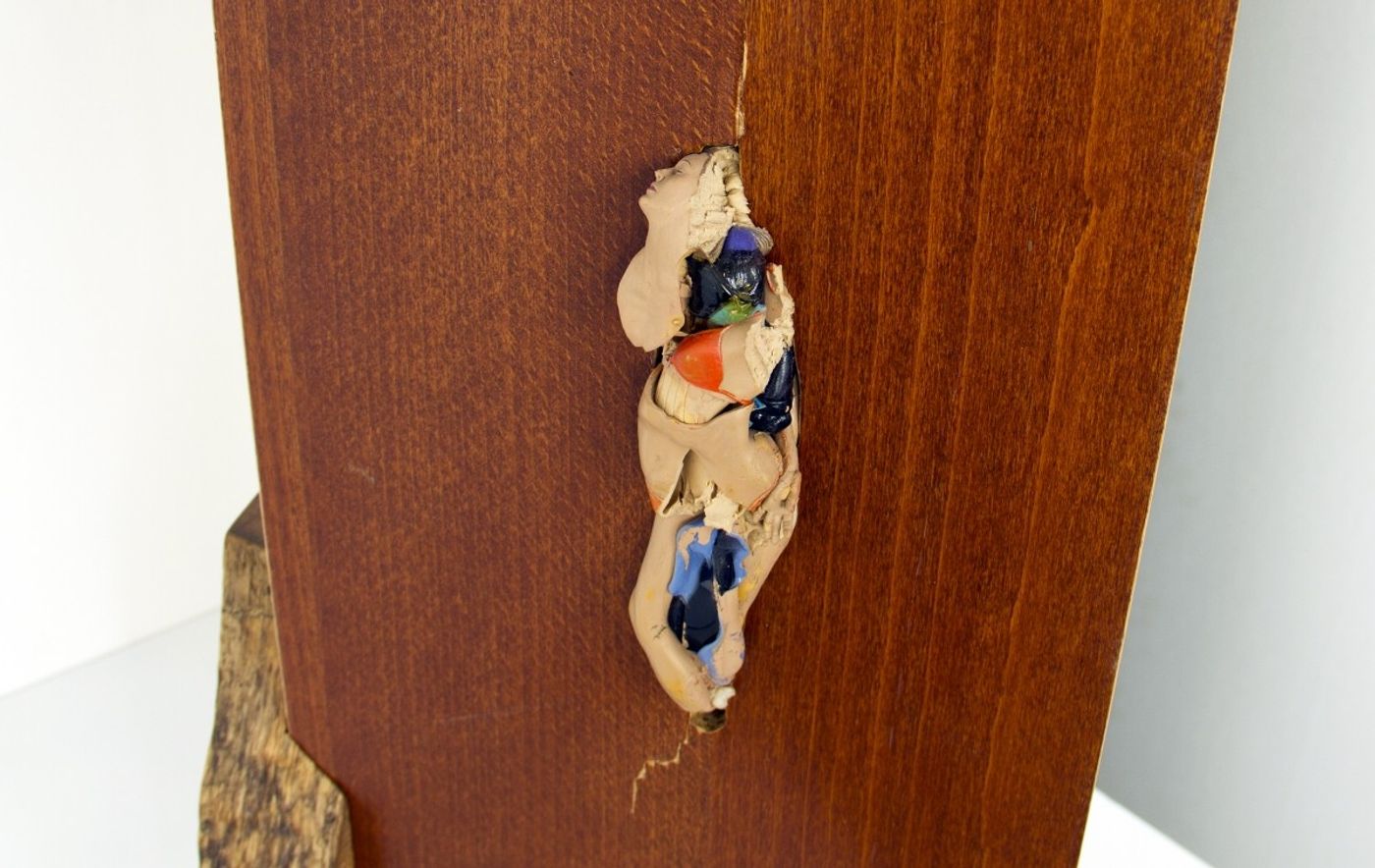 I'VE HAD ENOUGH_______plastic, wood / 2016