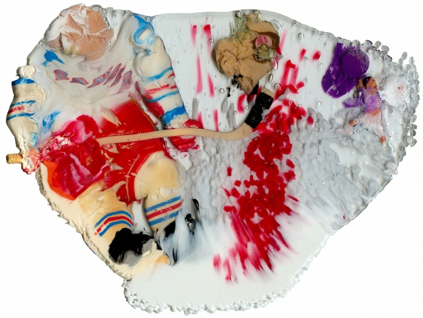 CRYING GAME / HELL &amp; BACK PROJECT_______ melted plastic / 2006
