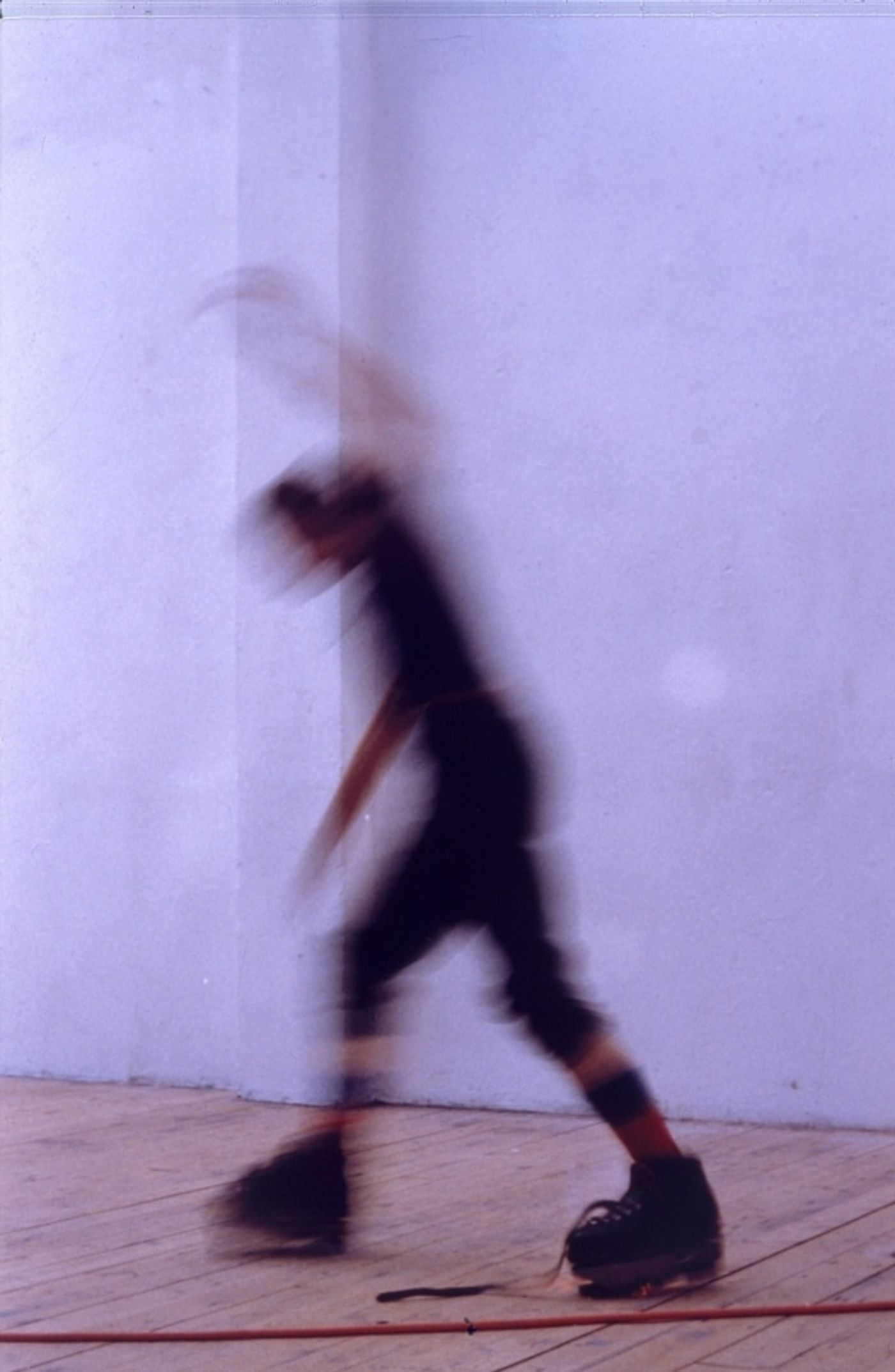 LANDSCAPE WITH INCIDENT_______bronze soled shoes heated to flash point / Oceaan Gallery Arnhem The Netherlands / 1993