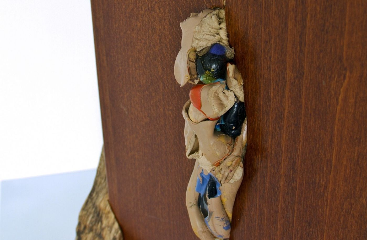 I'VE HAD ENOUGH_______plastic, wood / 2016