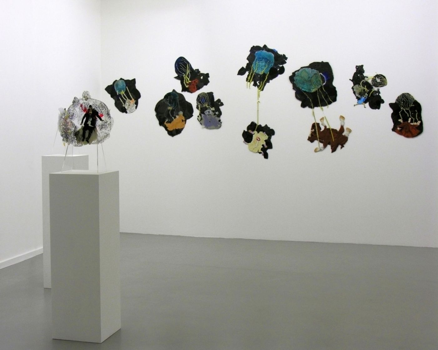 AUTOPSY OF THE MOMENT AND OTHER FLAT JESTURES_______installation view / Charlotte Moser Gallery / Geneva Switzerland / 2008