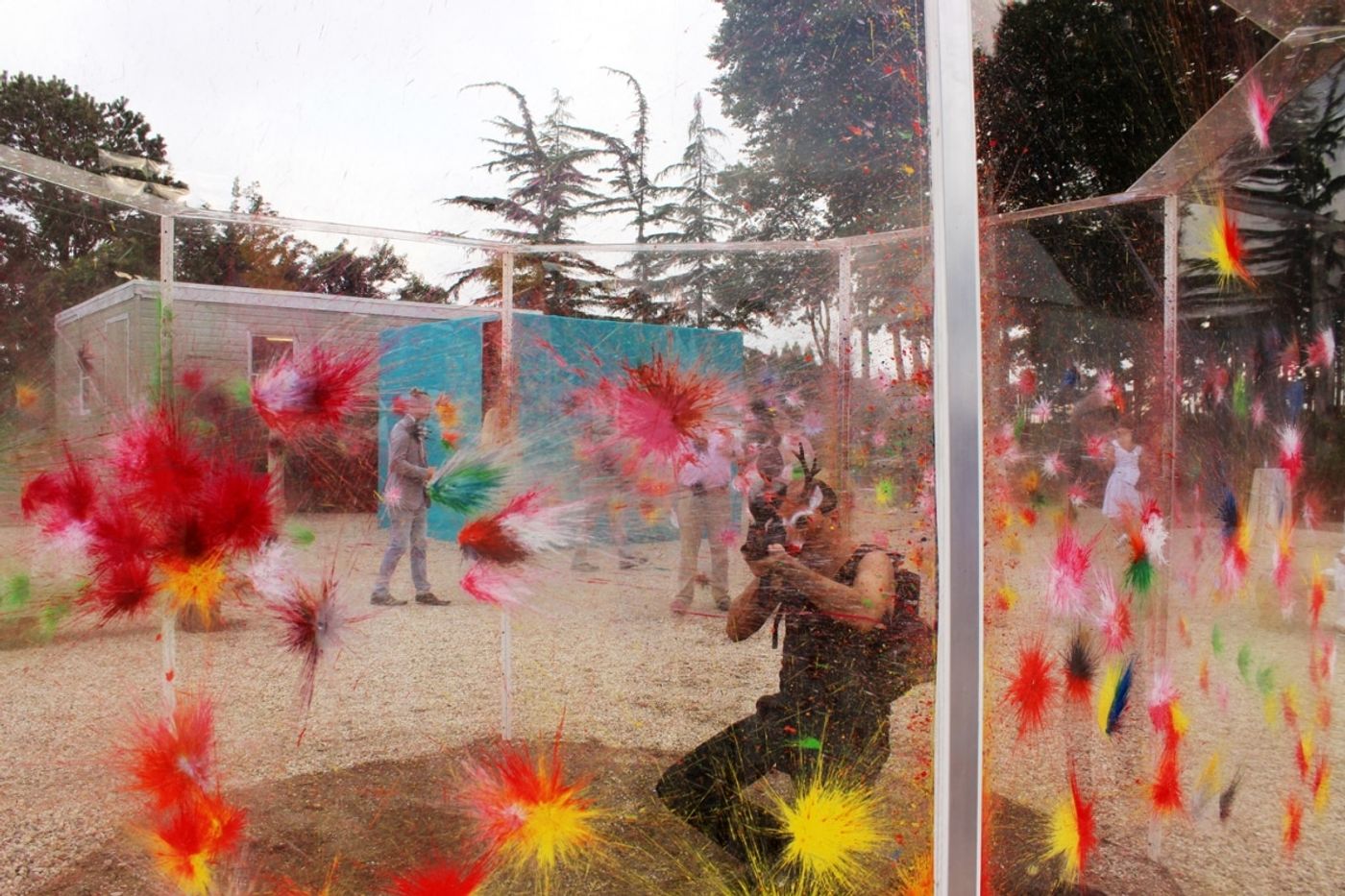 Assaulted Landscape with Splattered Rivers and No Place to Hide | performance