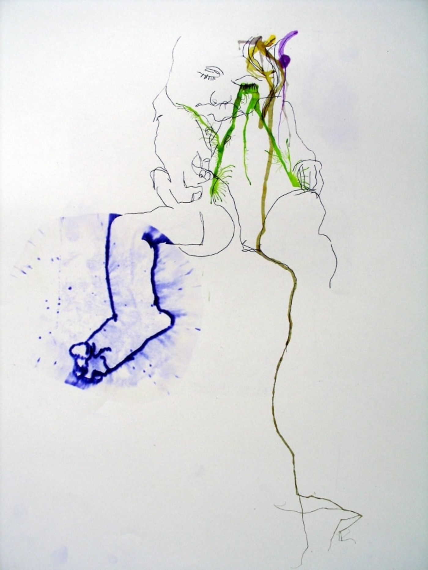 glafira03_____mimeograph carbon, alcohol, ink on paper