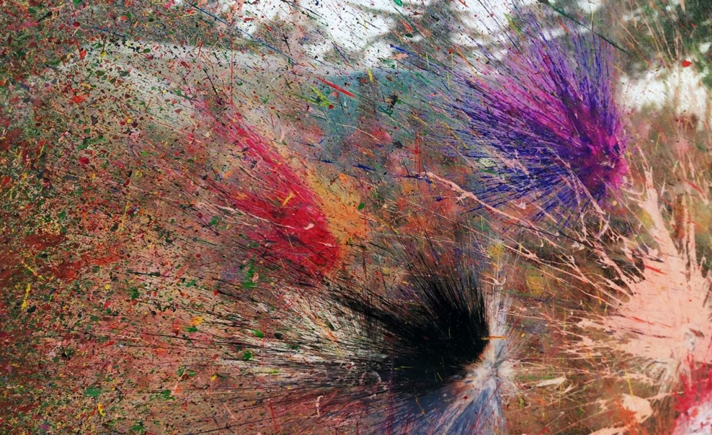 ASSAULTED LANDSCAPE WITH SPLATTERED RIVERS AND NO PLACE TO HIDE