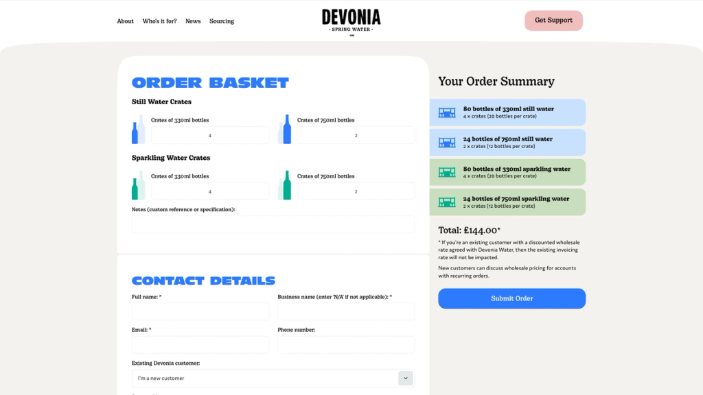 Devonia Water