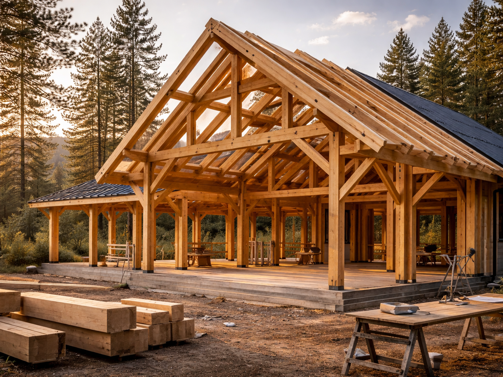 Structural Timber Frames & Roofing
