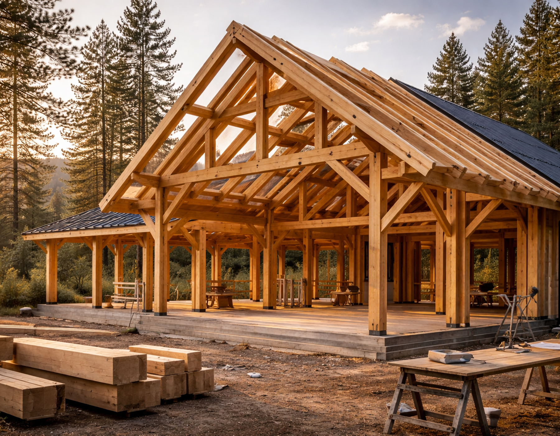 Structural Timber Frames & Roofing