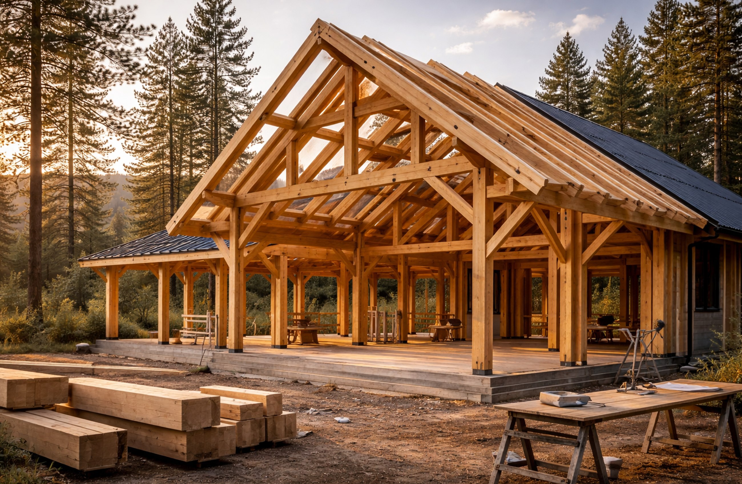 Structural Timber Frames & Roofing