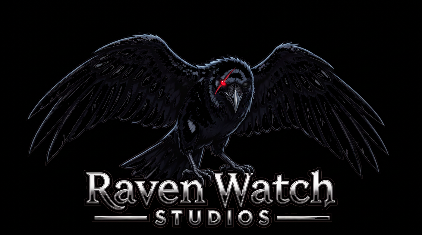 Raven Watch Studios — the raven crest