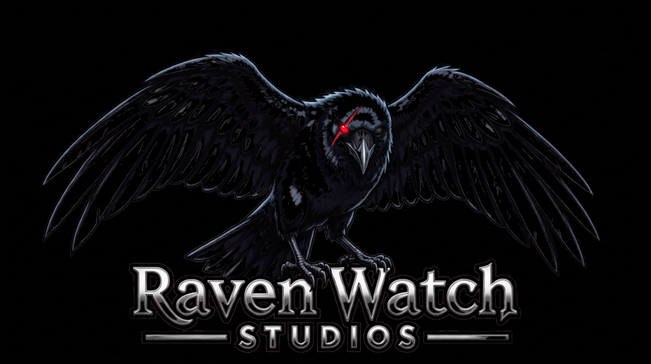 Raven Watch Studios — the raven crest