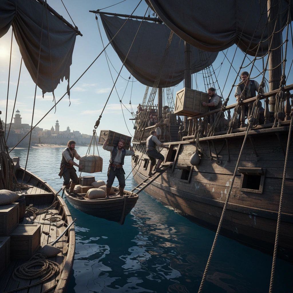 Iron Latitudes roadmap — Come Aboard phase art