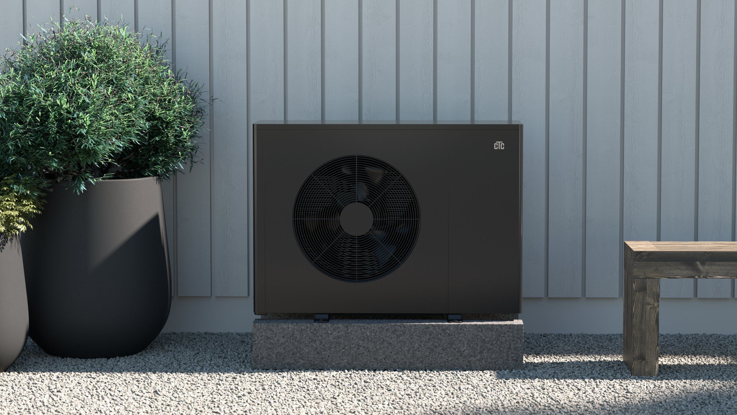 Utedelen til CTC EcoAir C100