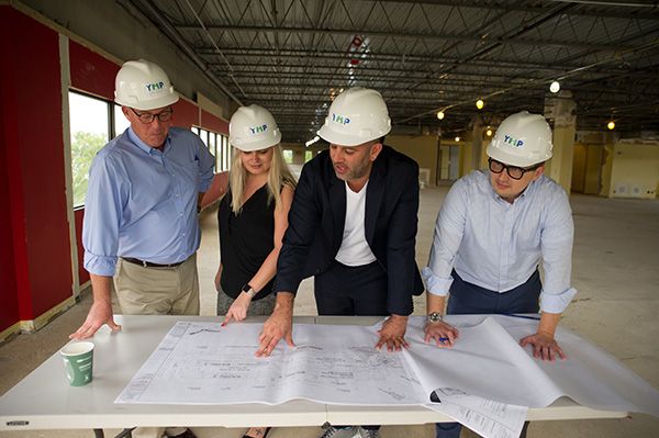 Moshe meets with members of YMP Real Estate Management