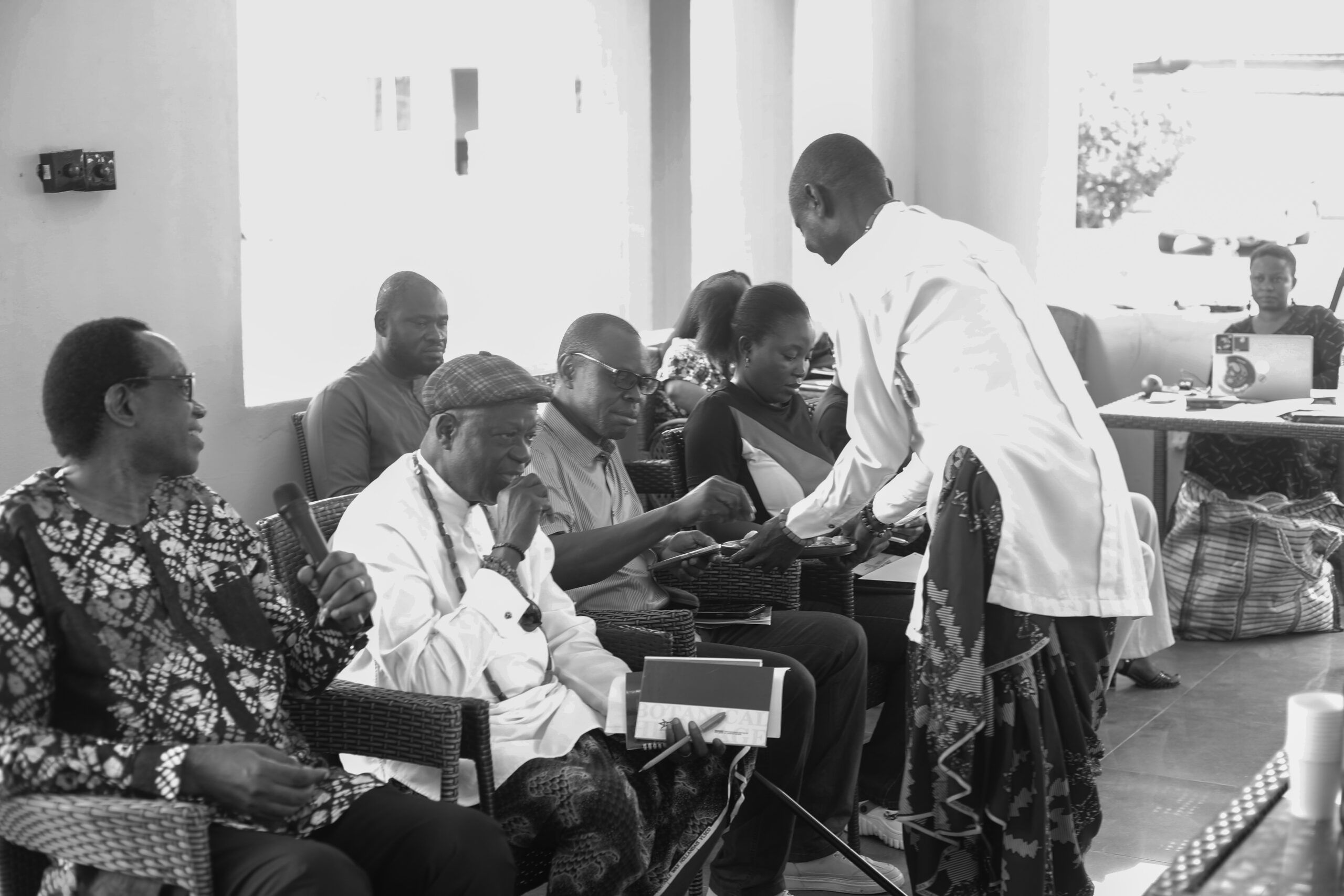 Elders and guests gathered at EtiUwem