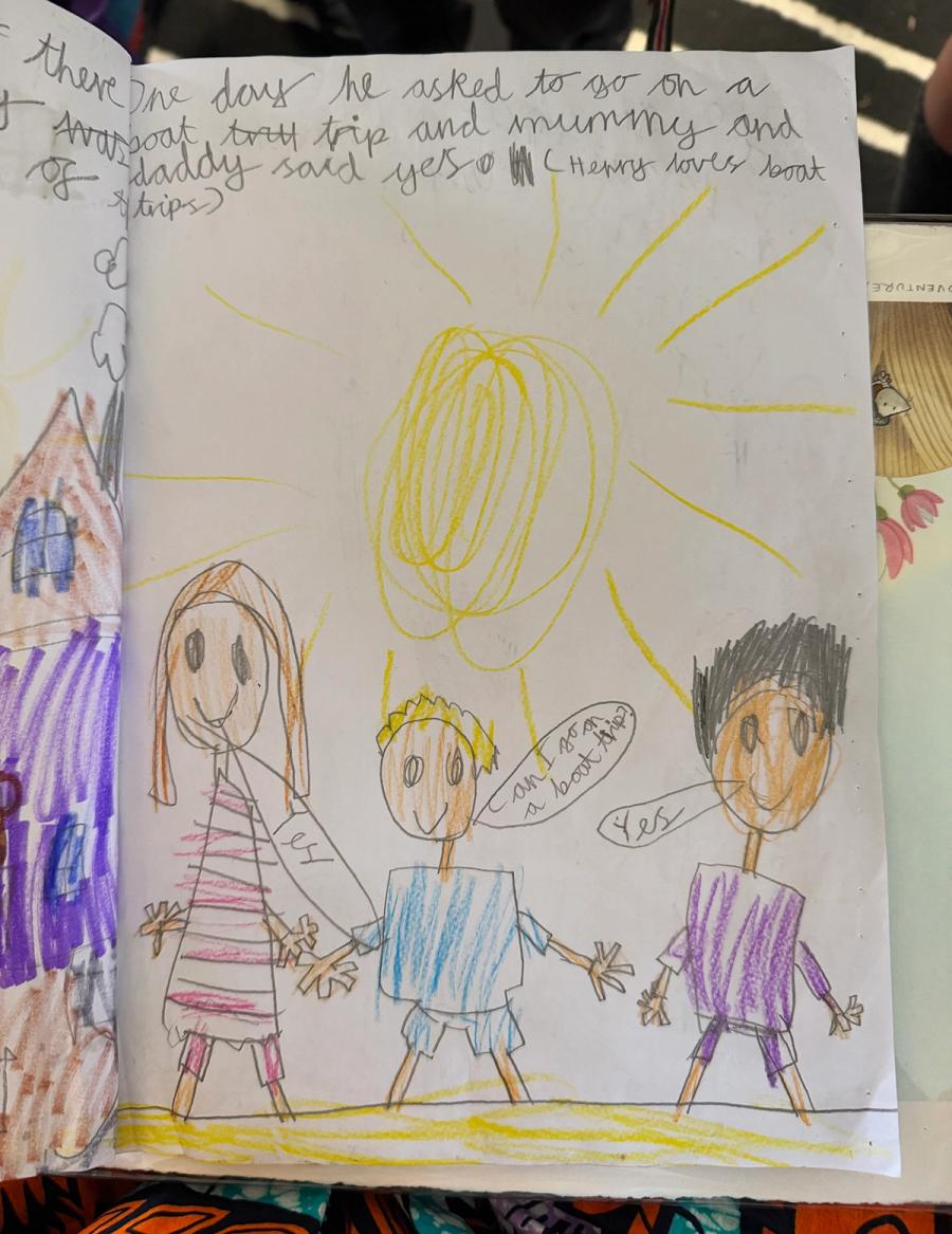 Meavy pupil's book, page 3