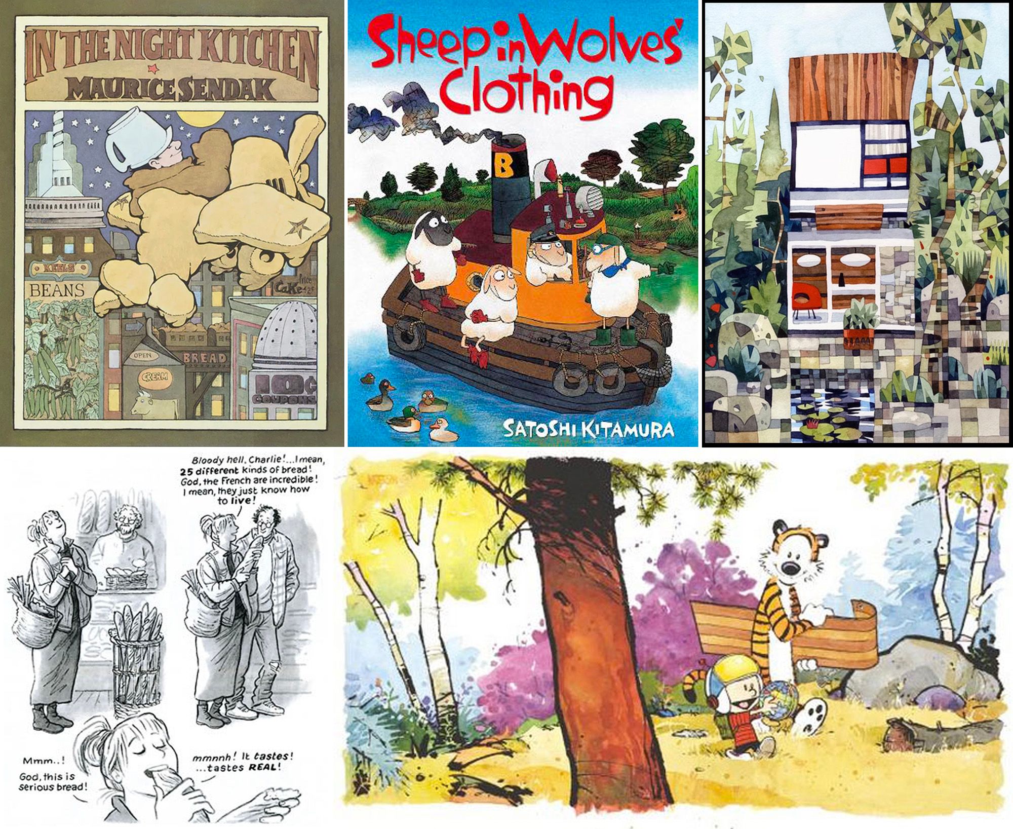 Sendak, Kitamura, Jontofski, Simmonds, Watterson