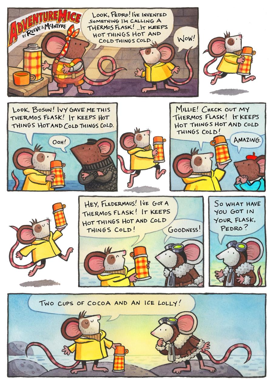 First Phoenix Comic strip