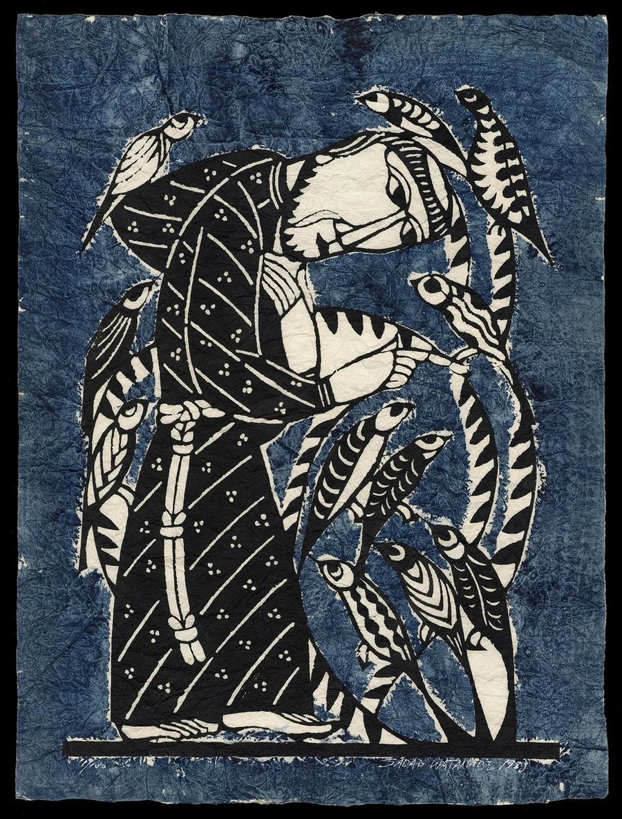 Original print by Sadao Watanabe, 1983