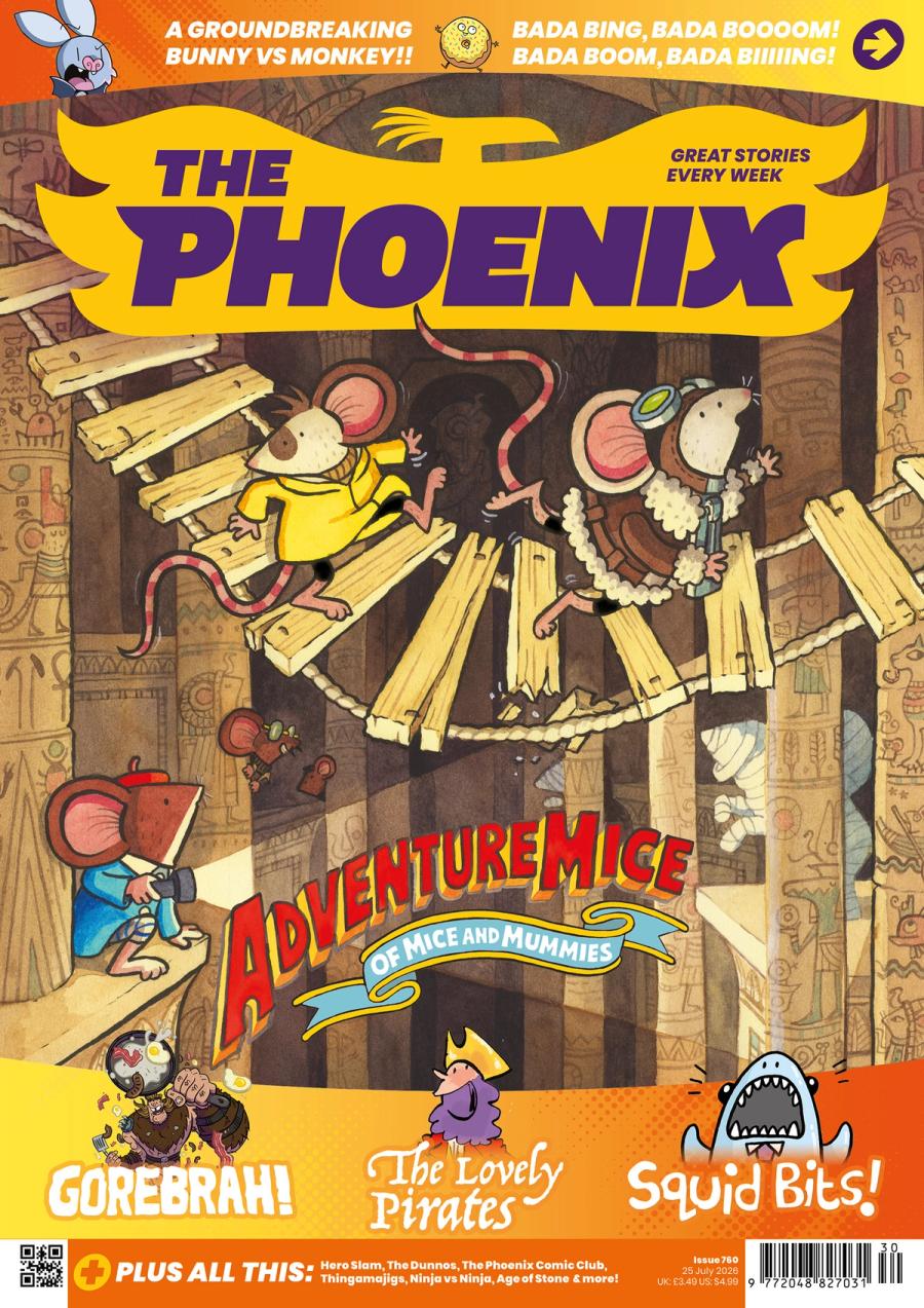 Phoenix cover featuring the Adventuremice