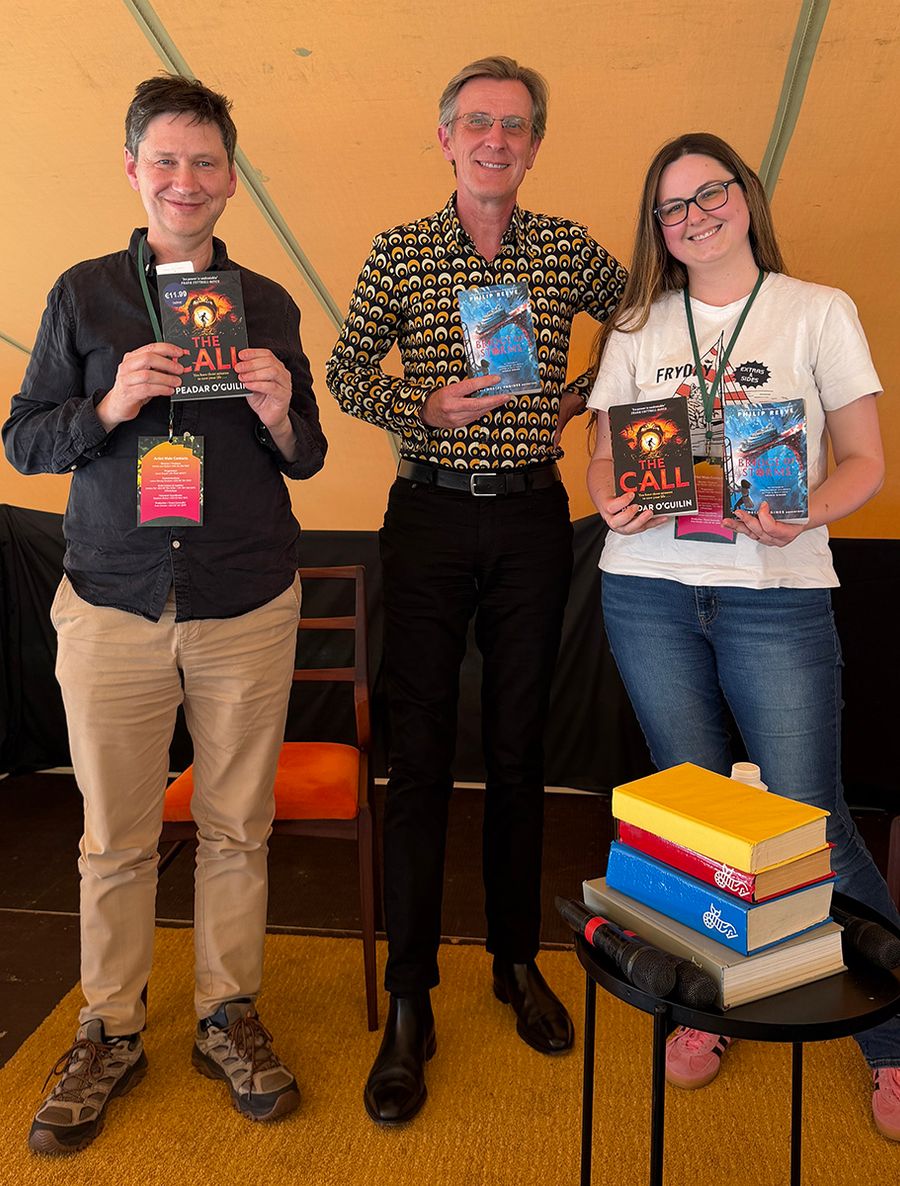 Philip's event with Irish authors Peadar Ó Guilín and Gráinne O’Brien