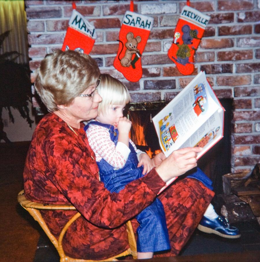 Reading with Grandma