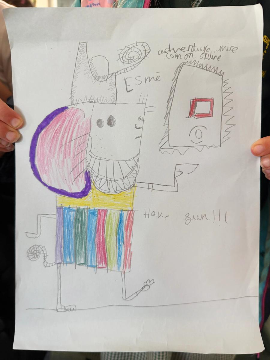 Egyptian mouse, drawn by Meavy pupil