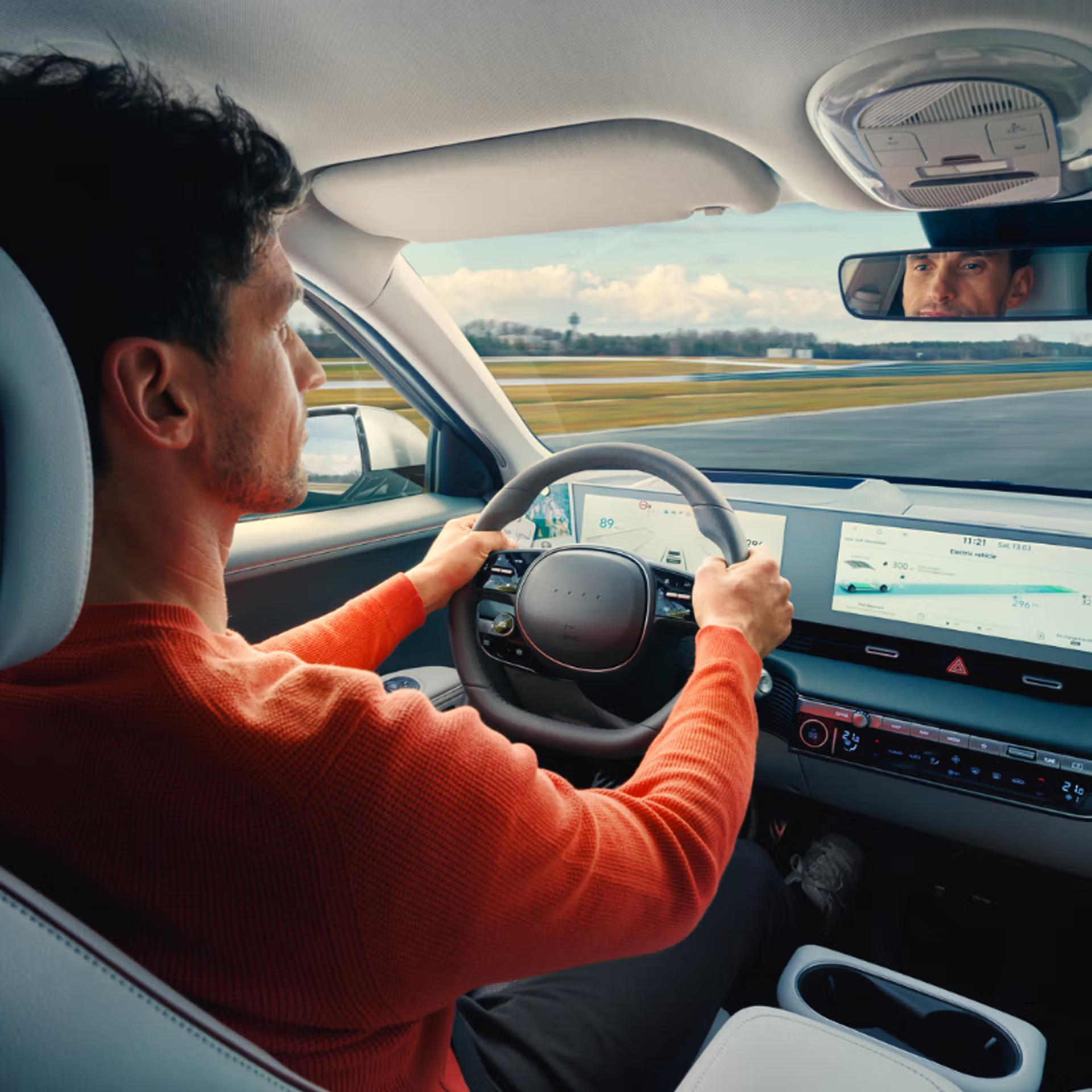 Hyundai EV Fahrzeuginnenraum