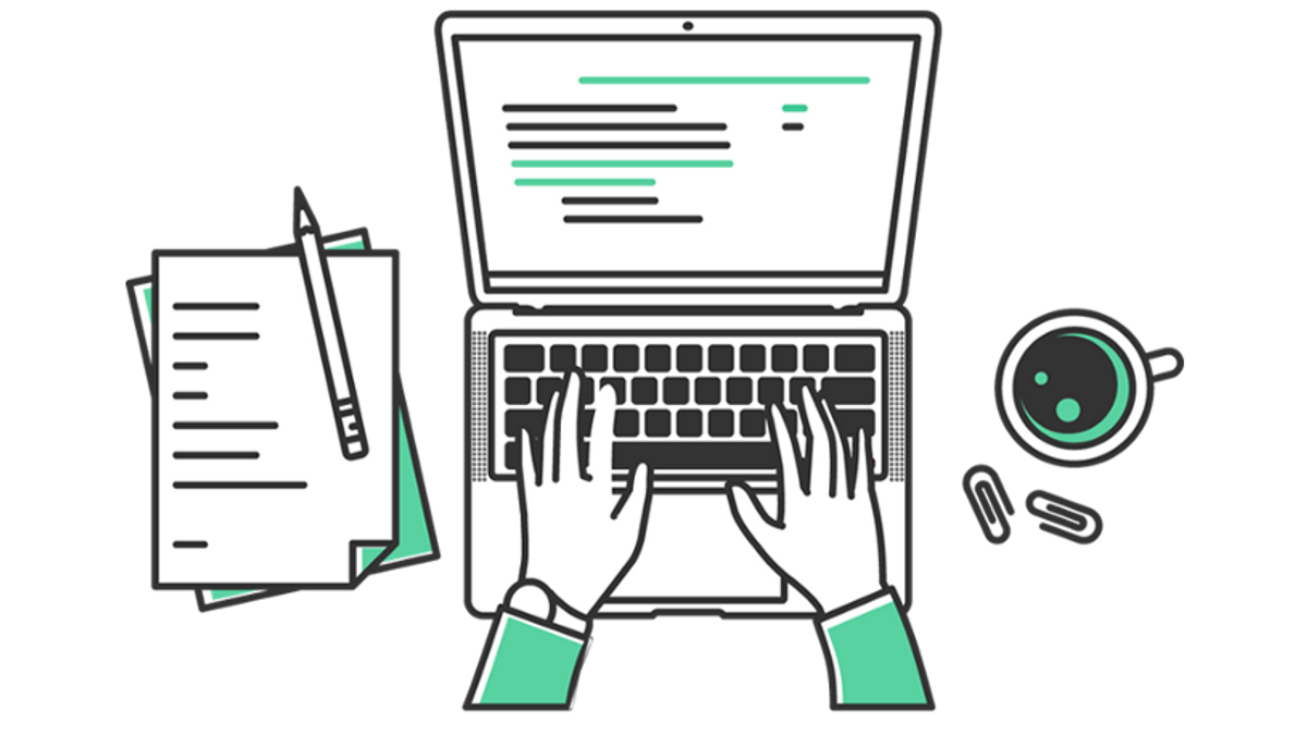 Writing on a computer