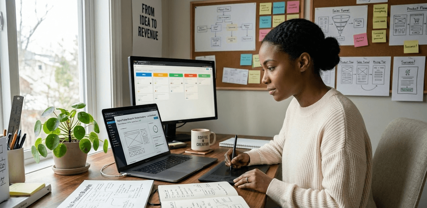 From Idea to Revenue: The Complete Digital Product Blueprint