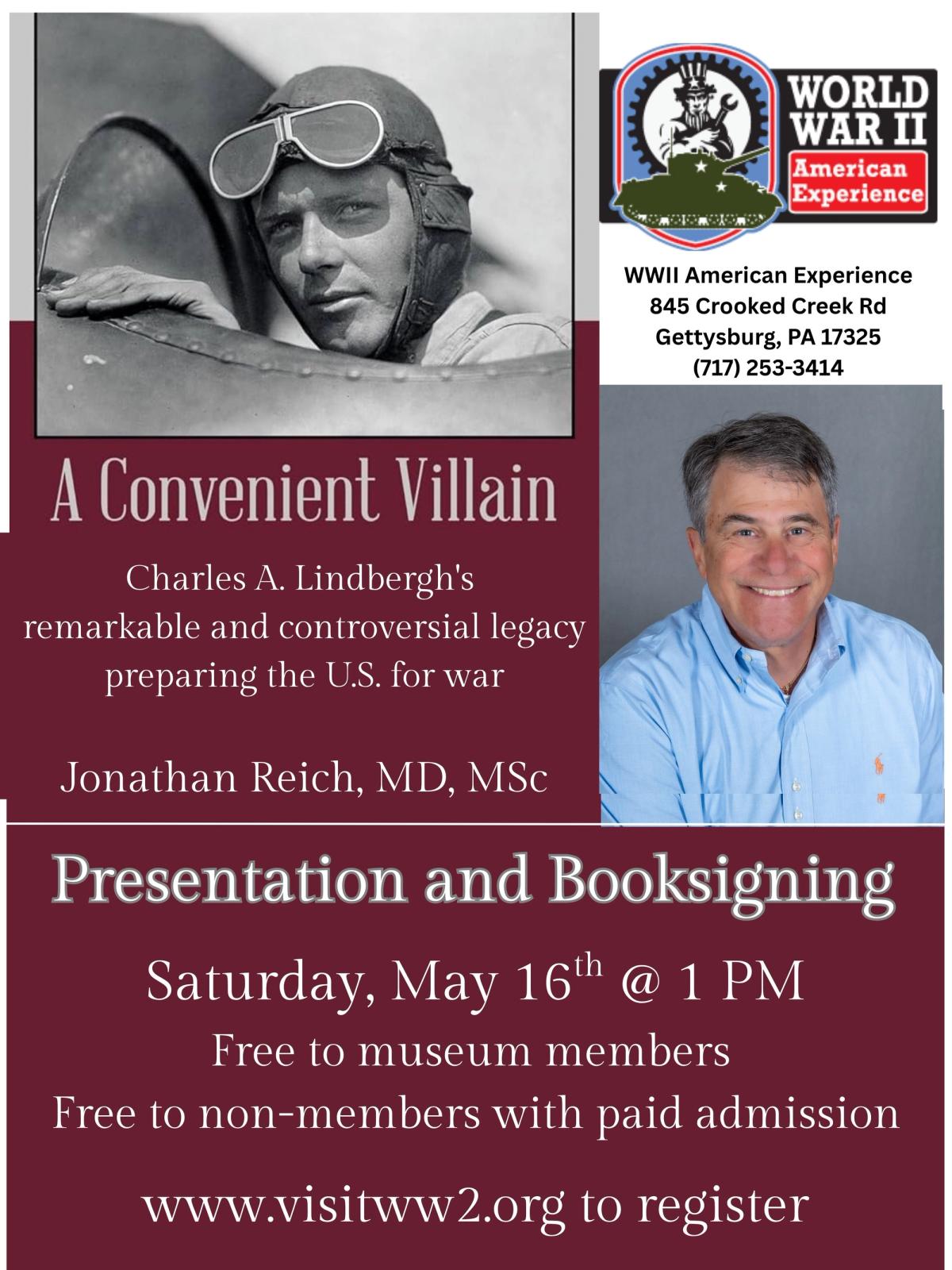 Author Talk & Book Signing: A Convenient Villain