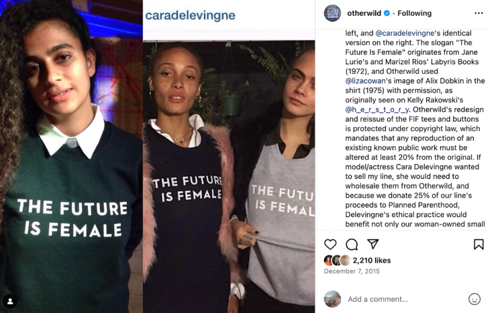 Cara Delevigne The Future is Female