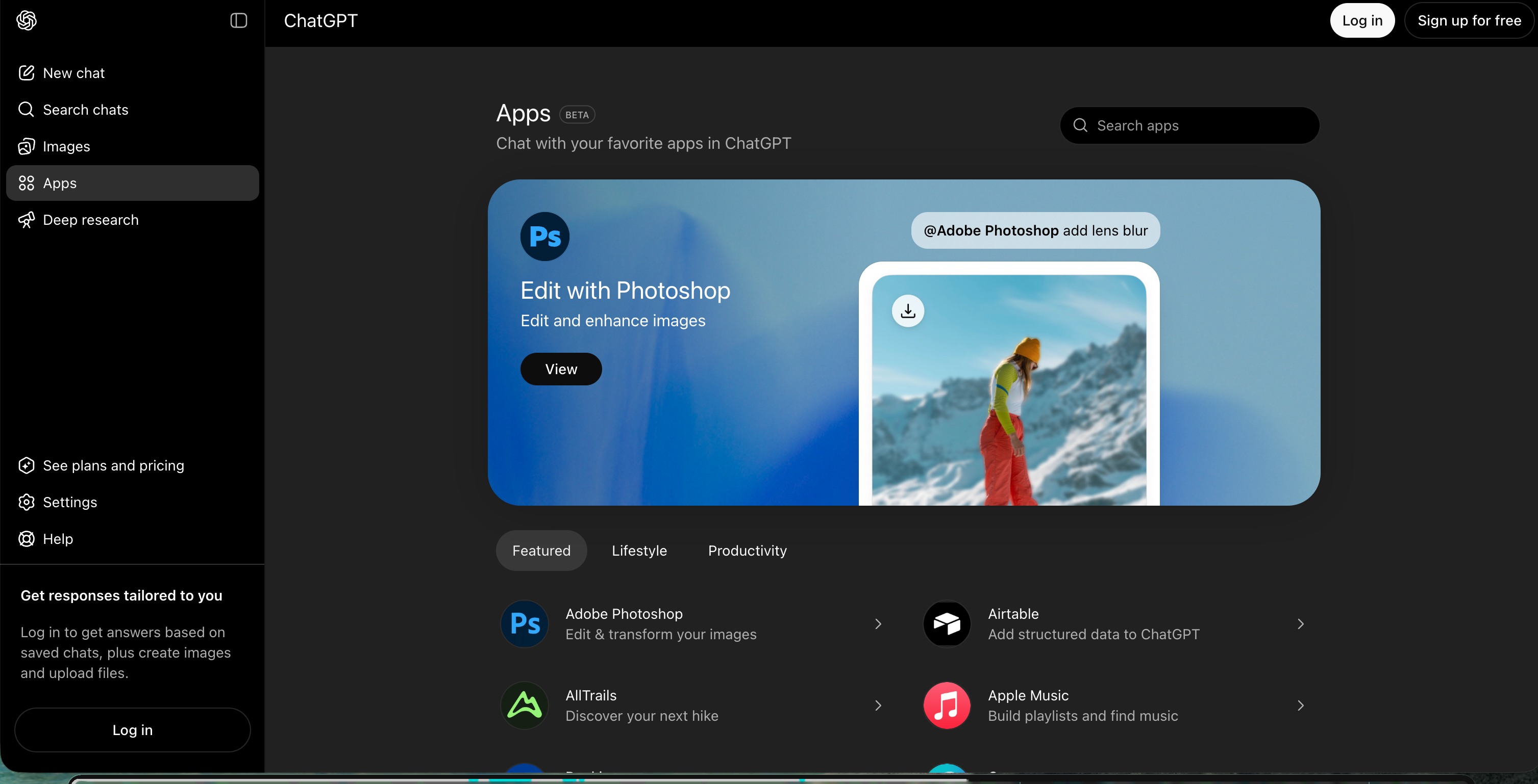 ChatGPT Plus screenshot 1