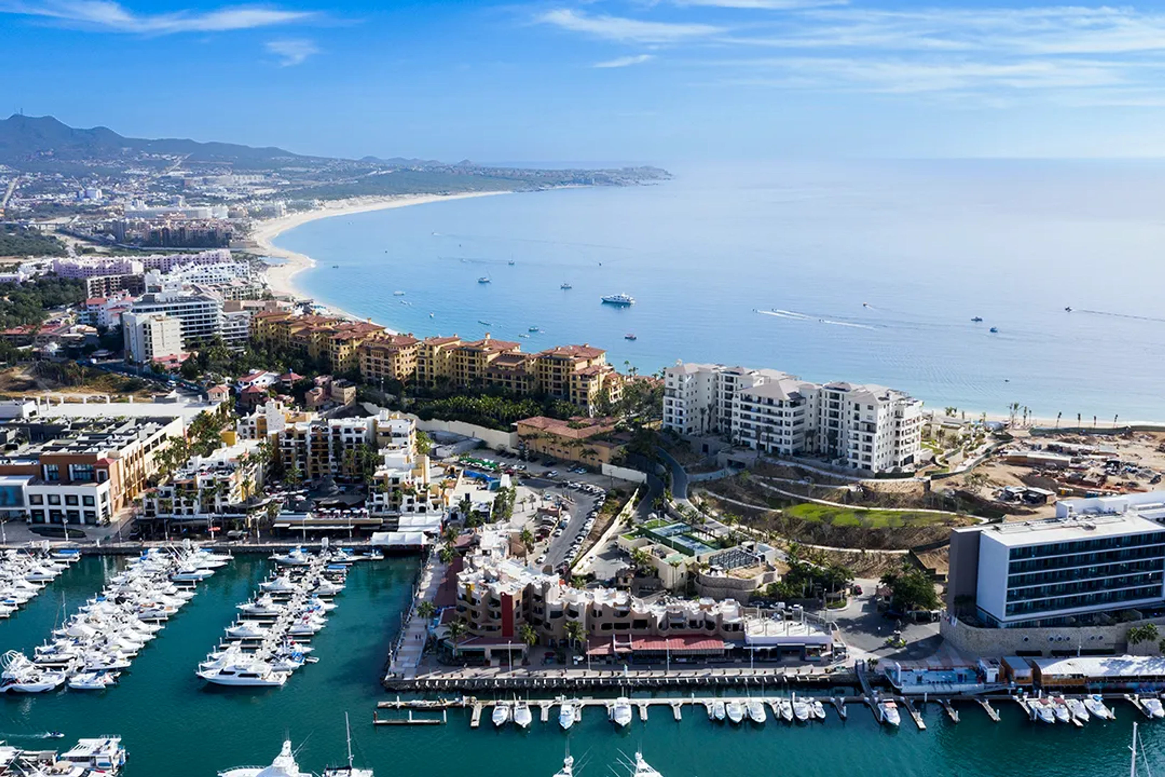 Panoramic view of Cabo san Lucas