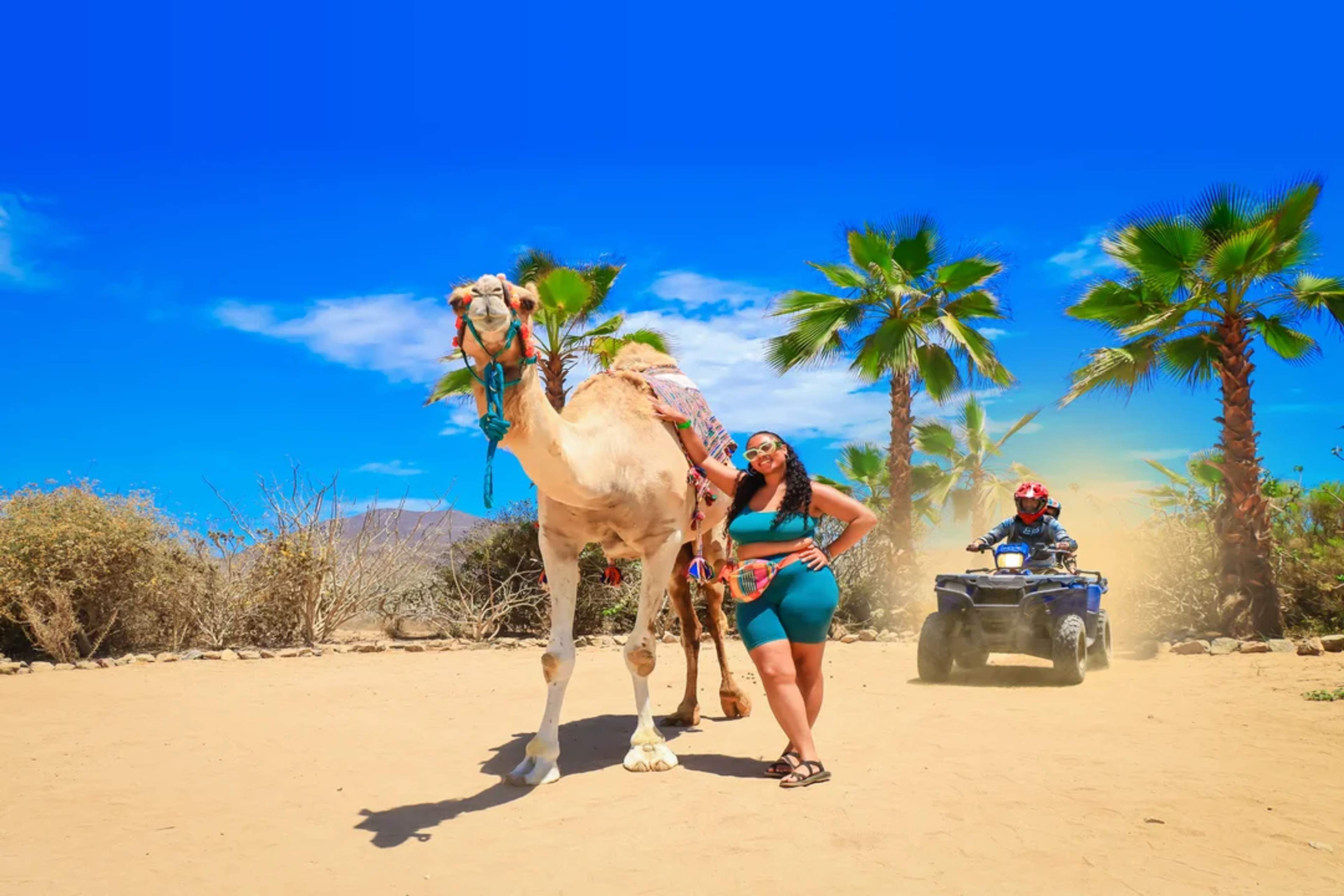 ¡Tómate la foto con un camello, conduce un ATV y explora el desierto de Cabo en una sola aventura!