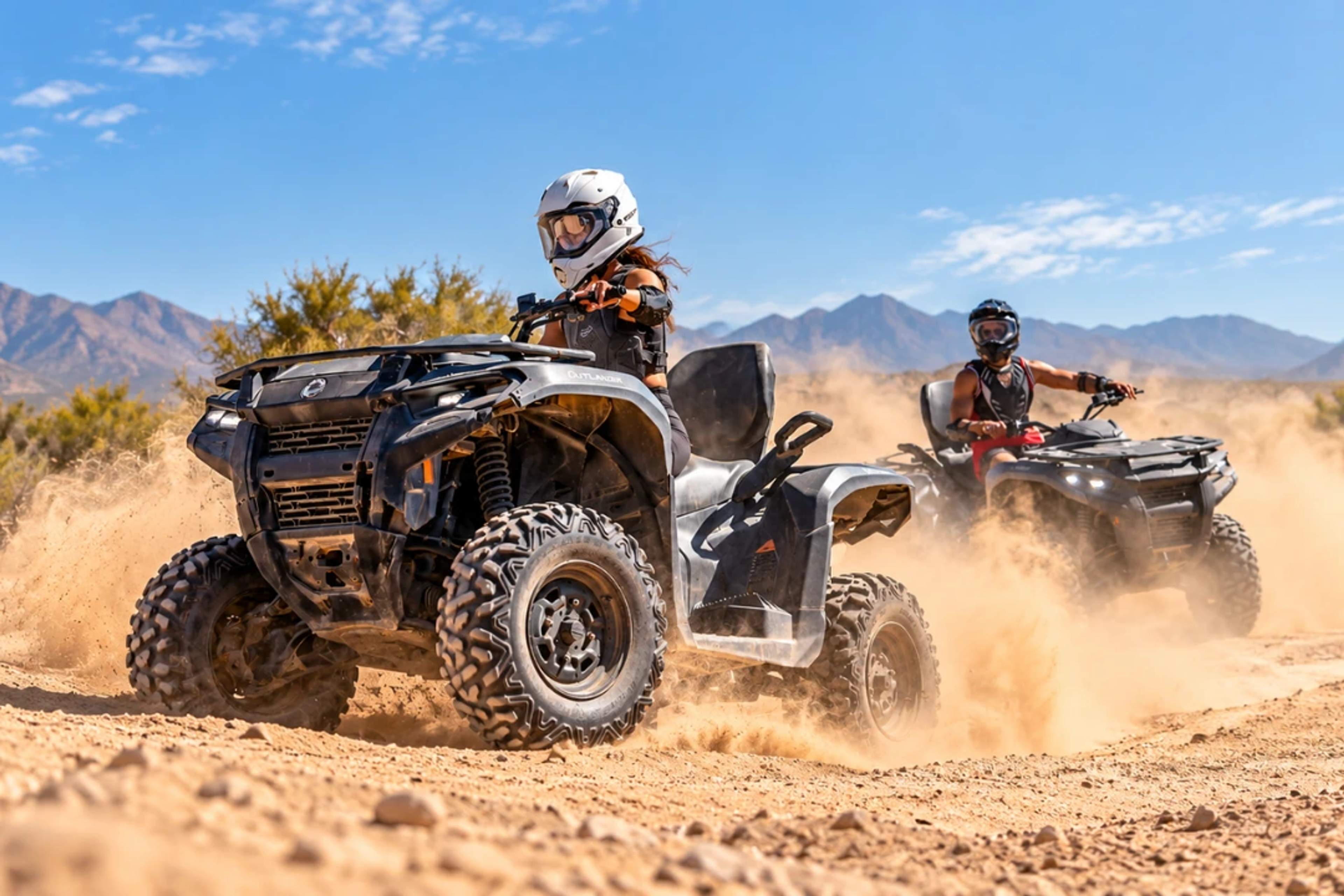 Cabo Adventures ATV tour through the desert trails of Los Cabos.
