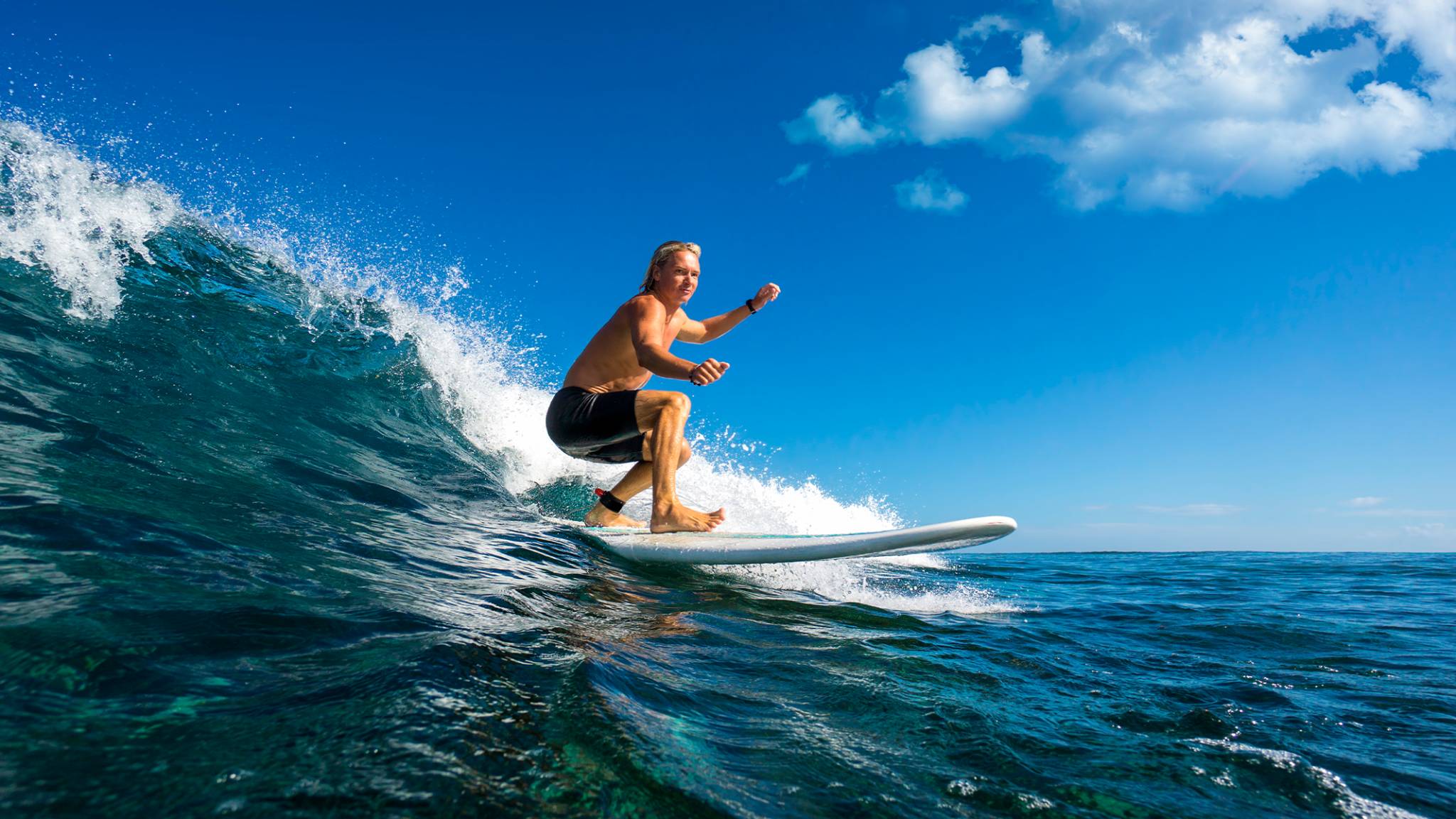 Surfer at Tierra Sagrada Beach & Adventure Park