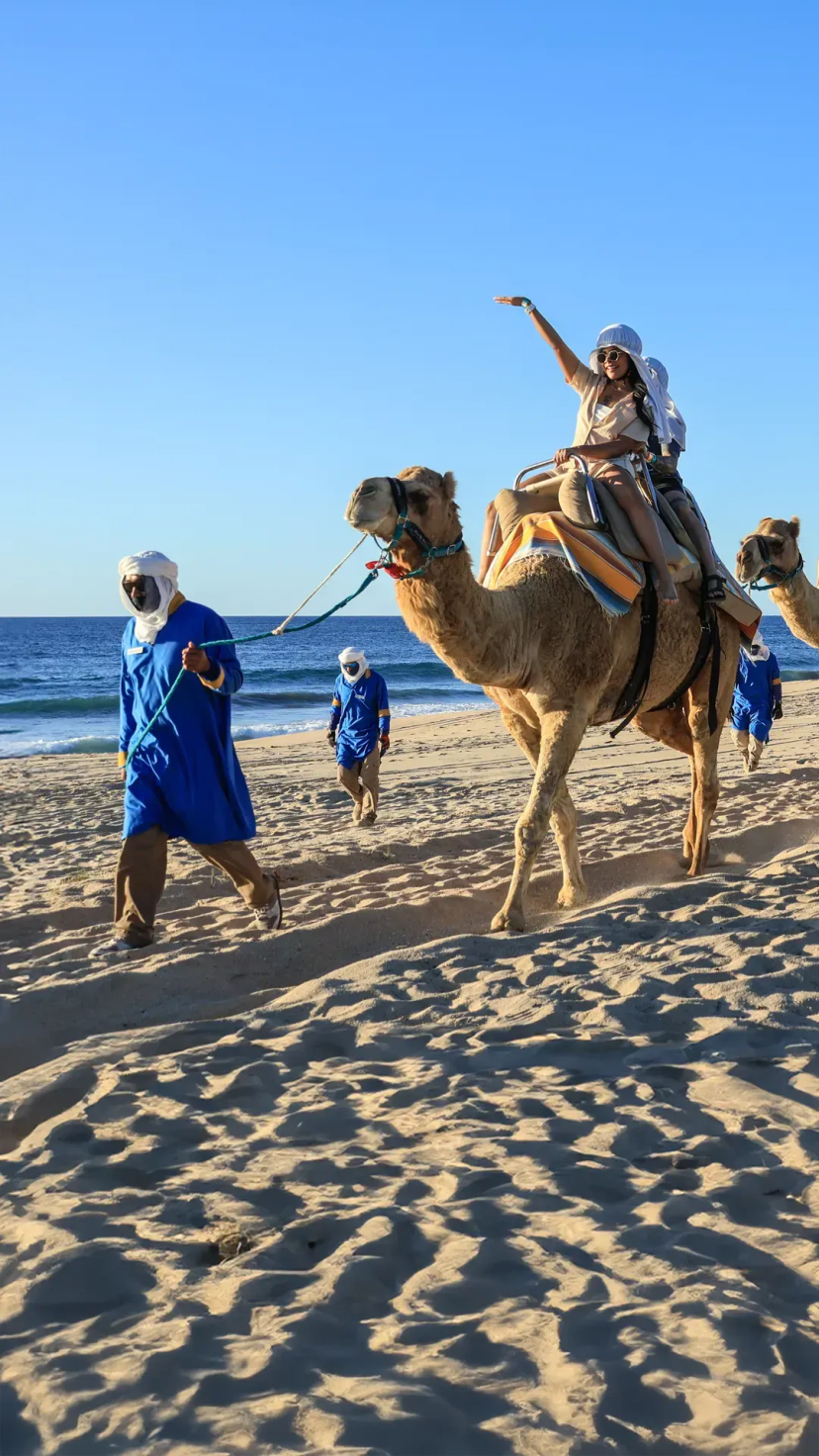 Friends enjoying an amazing experience during their Cabo vacation.