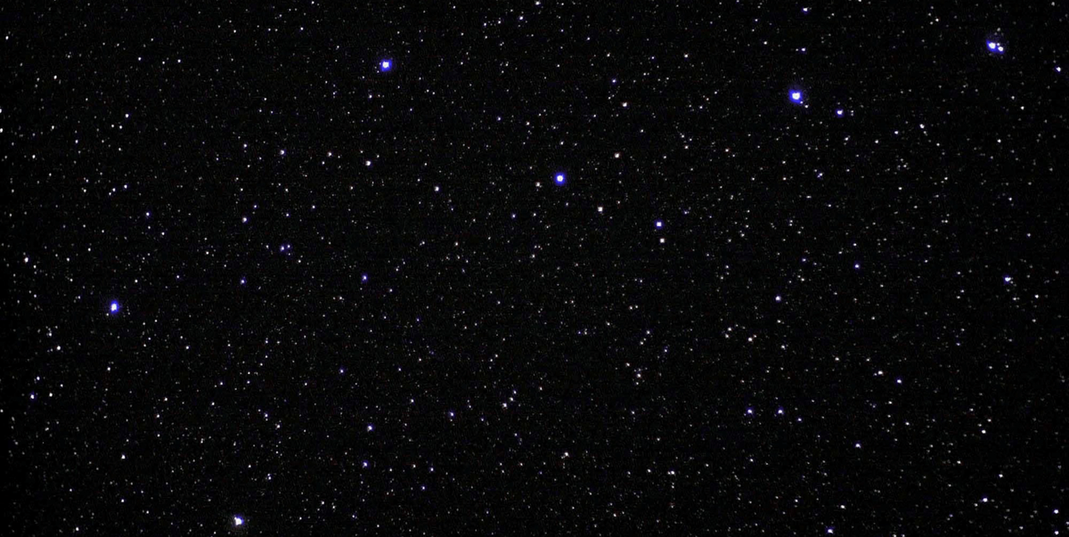 Galaxy with stars
