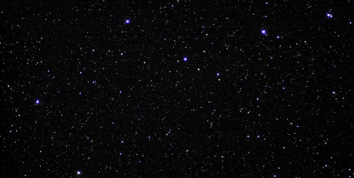 Galaxy with stars