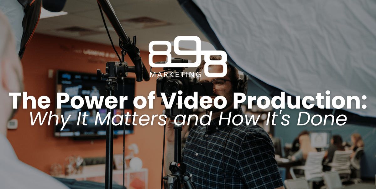 power of video production graphic