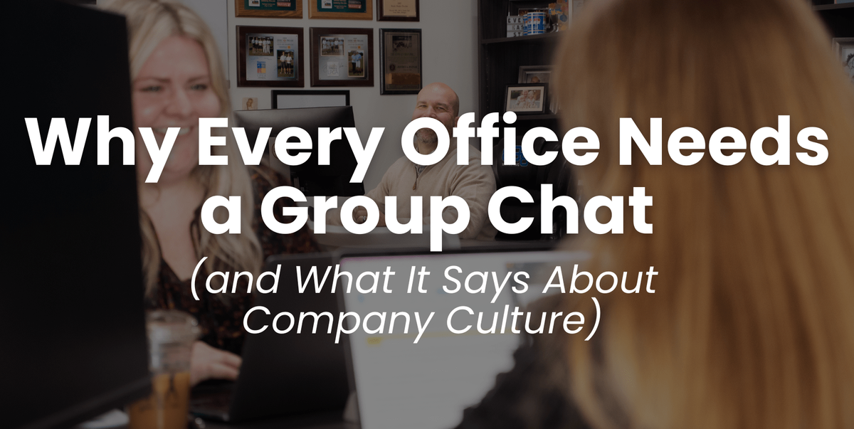 Why Every Office Needs a Group Chat Blog Header
