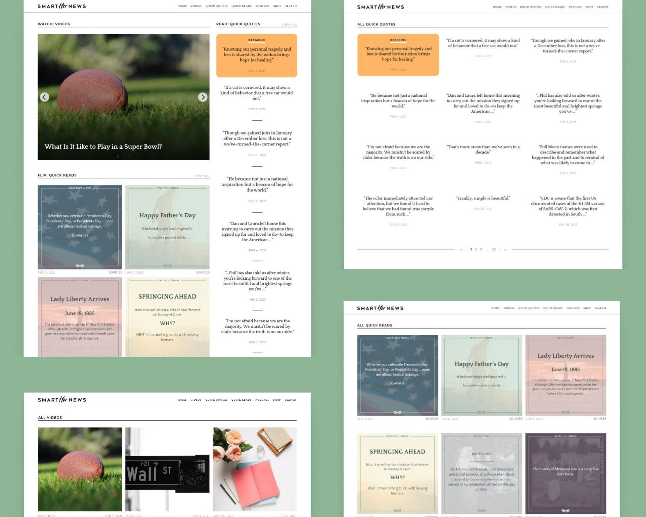 page samples from smarther news