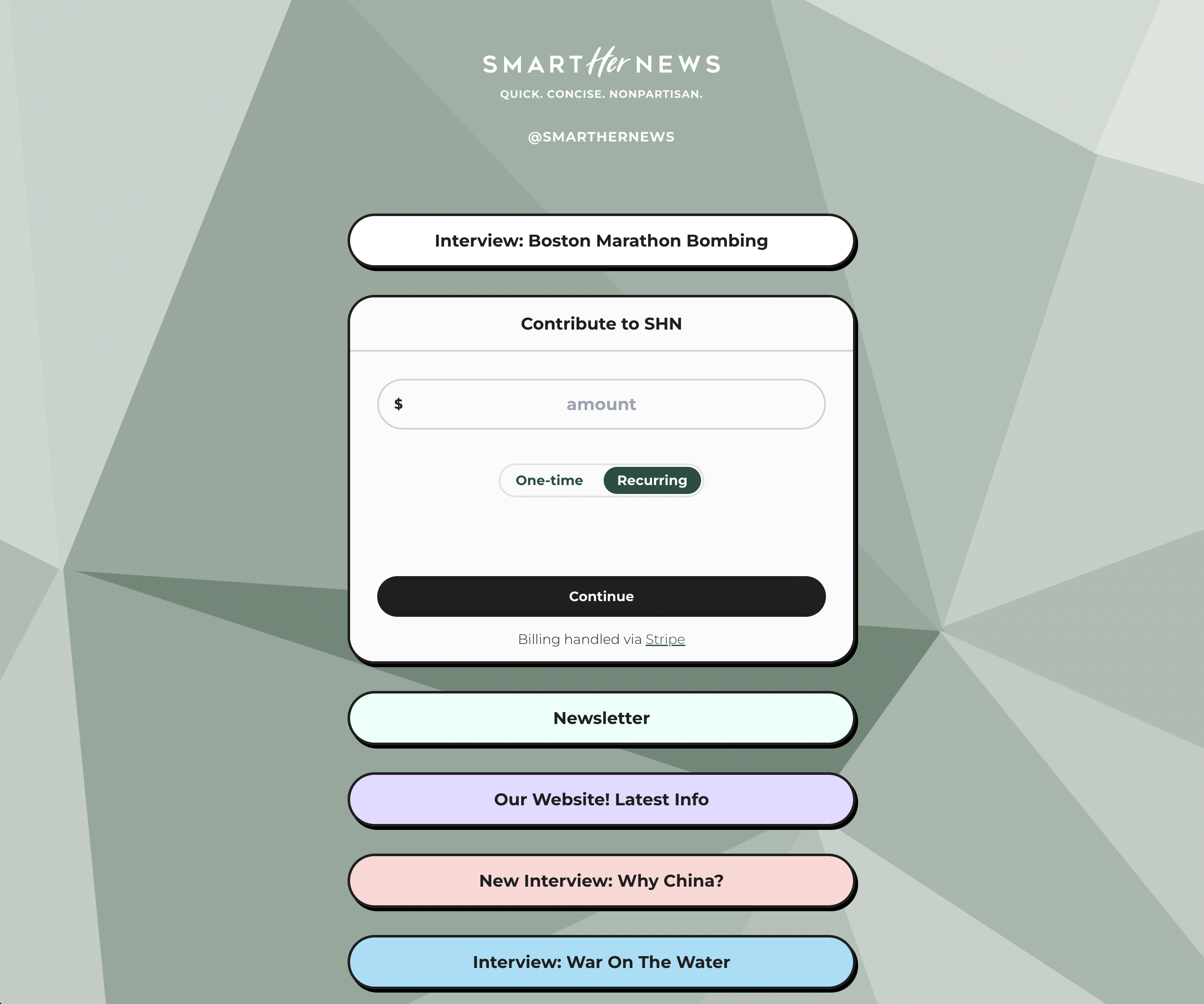 quick links screenshot