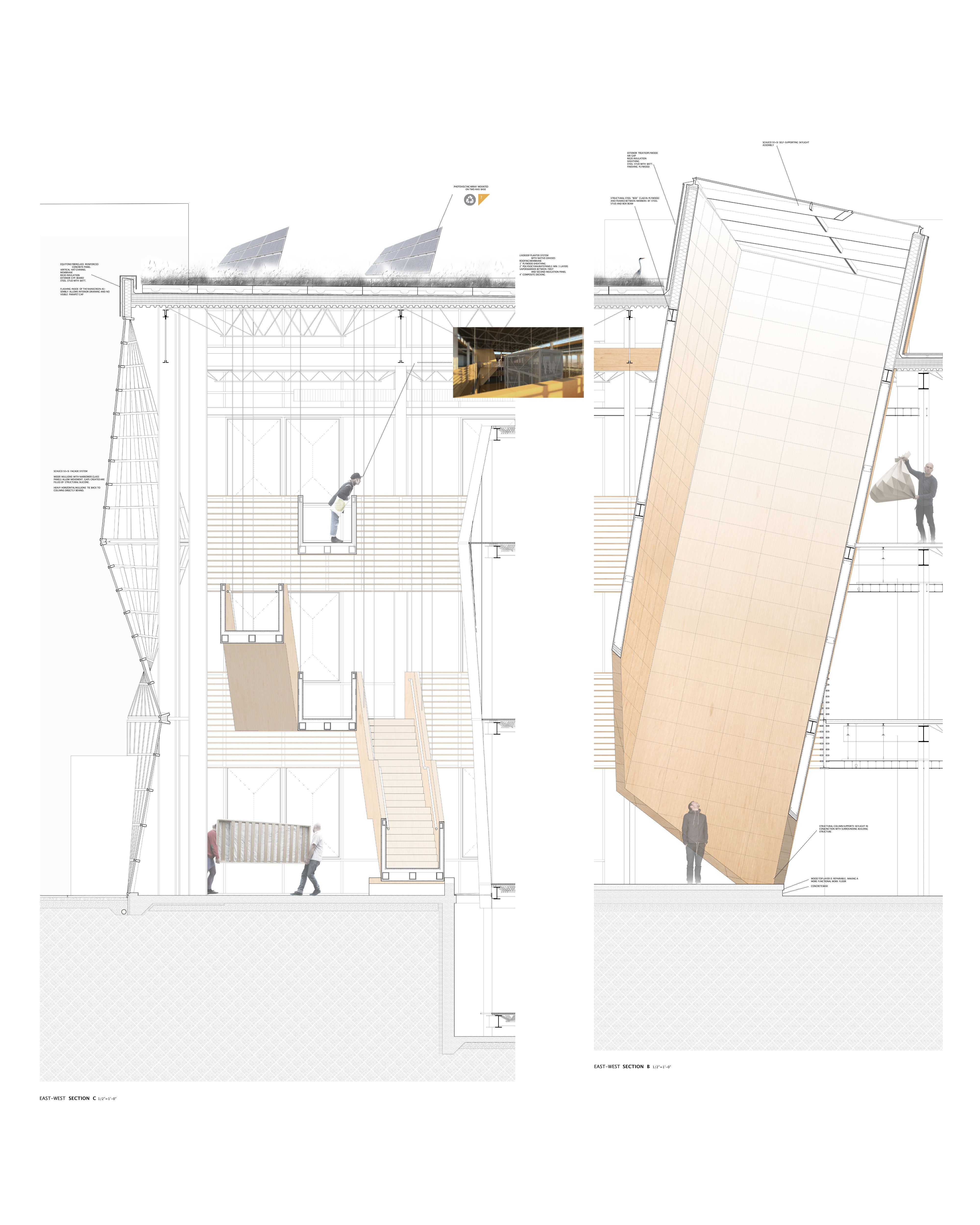 building section illustration